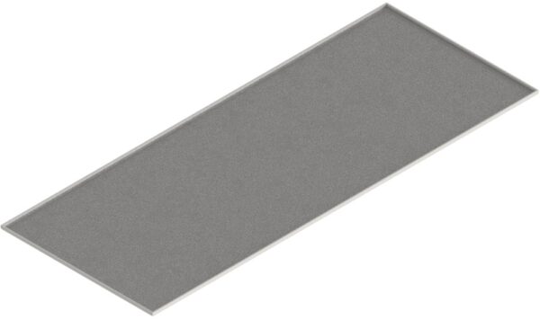 Produktbild UBK 401 053  -  Blind-Deckel zu UBK 400 mit Kante geschlossen aus ALU 2.5mm, 5mm Vertiefung